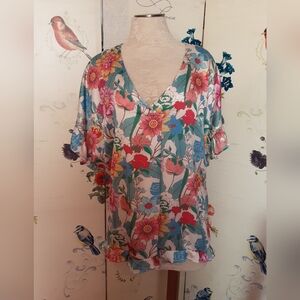 "Umgee" Silky Blouse